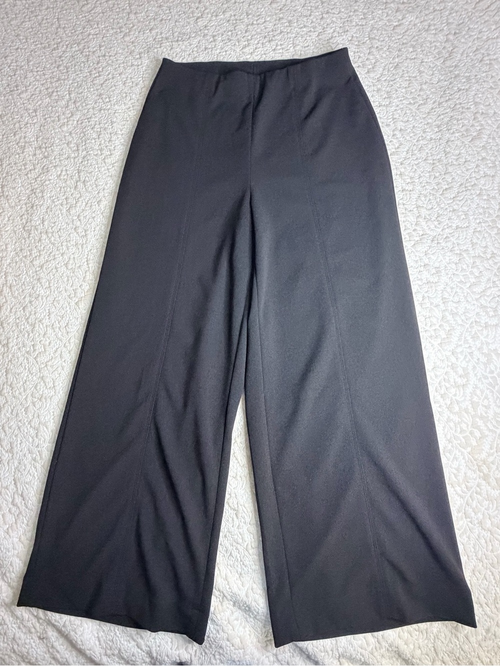 Kenneth Cole Black Wide-Leg Women's Pants